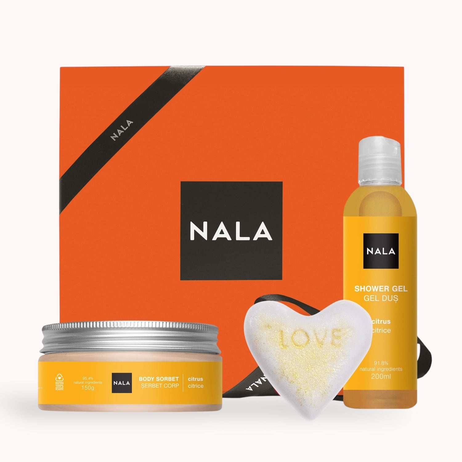 Set CADOU Baie &amp; Hidratare - Citrice - LOVE
