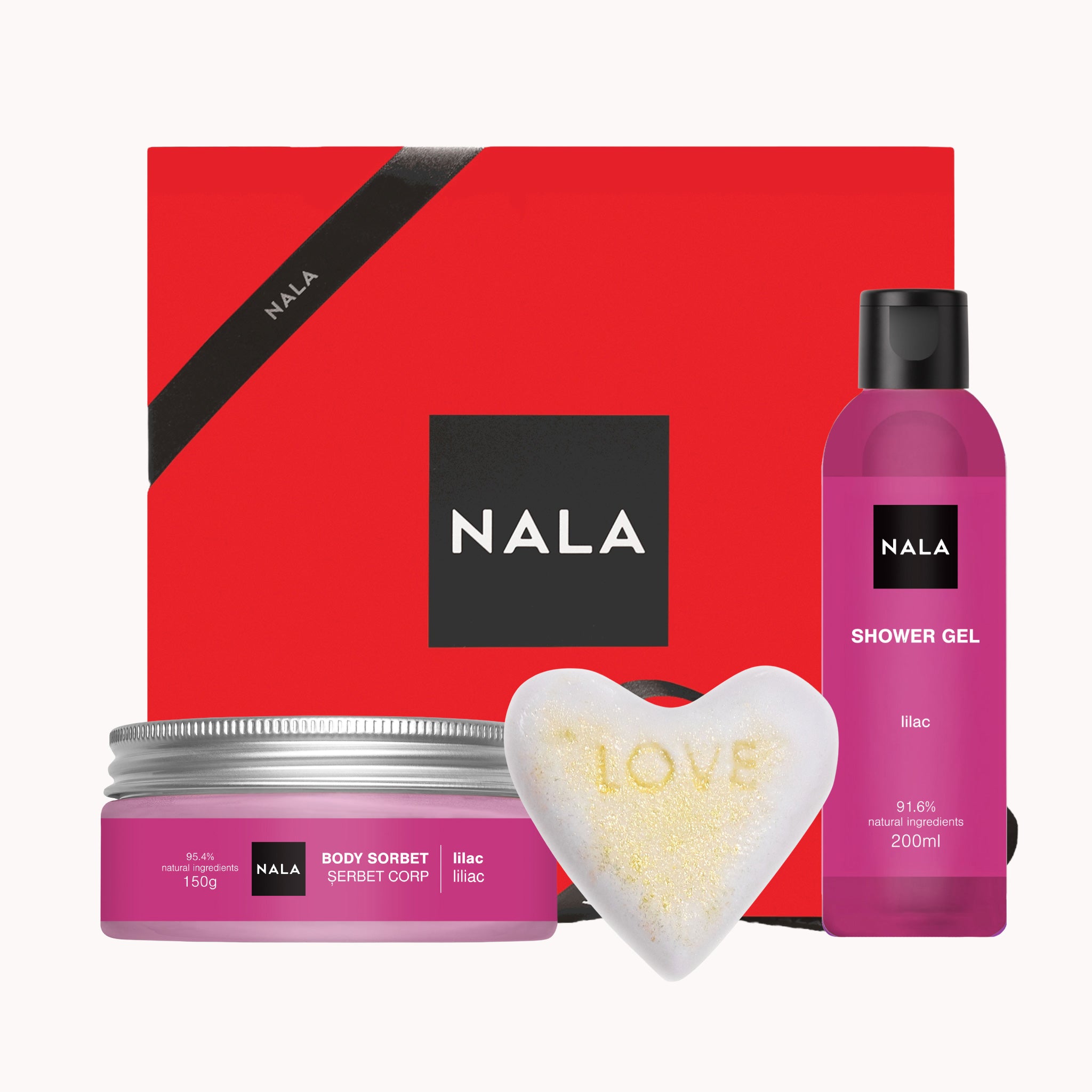 Set CADOU Baie &amp; Hidratare - Liliac - LOVE