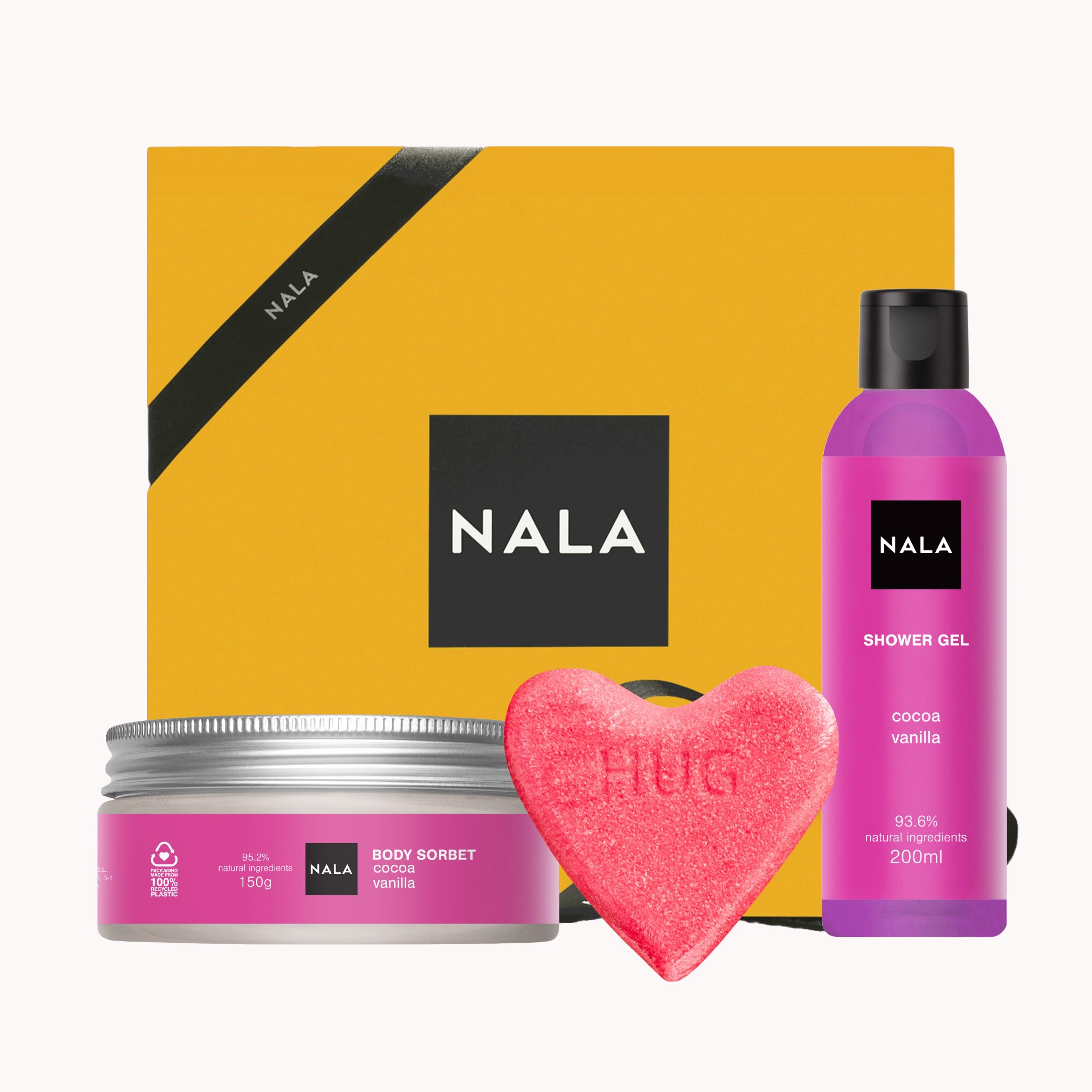 Set CADOU Baie &amp; Hidratare - Cacao &amp; Vanilie - HUG