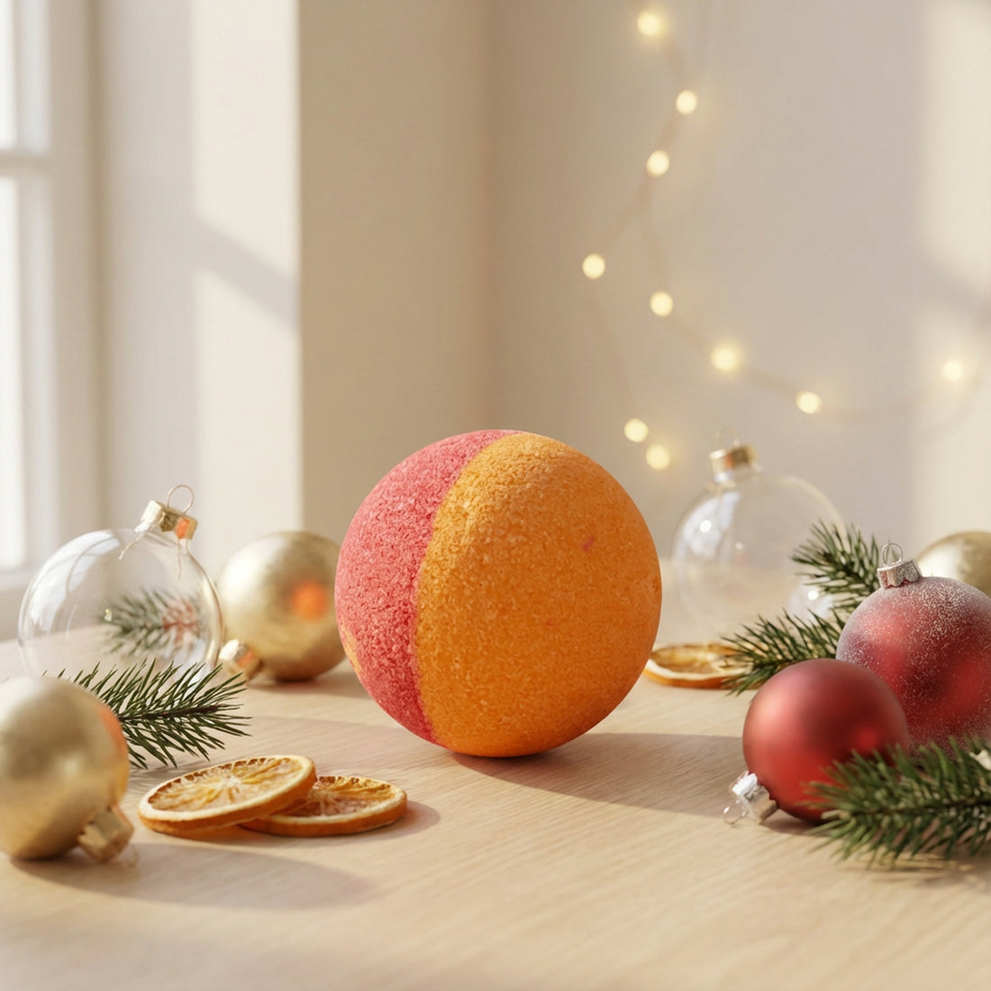 Bombă Baie Efervescentă - Portocală &amp; Guava