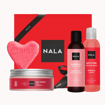 Set CADOU Rasfat Hidratant Trandafir - HUG