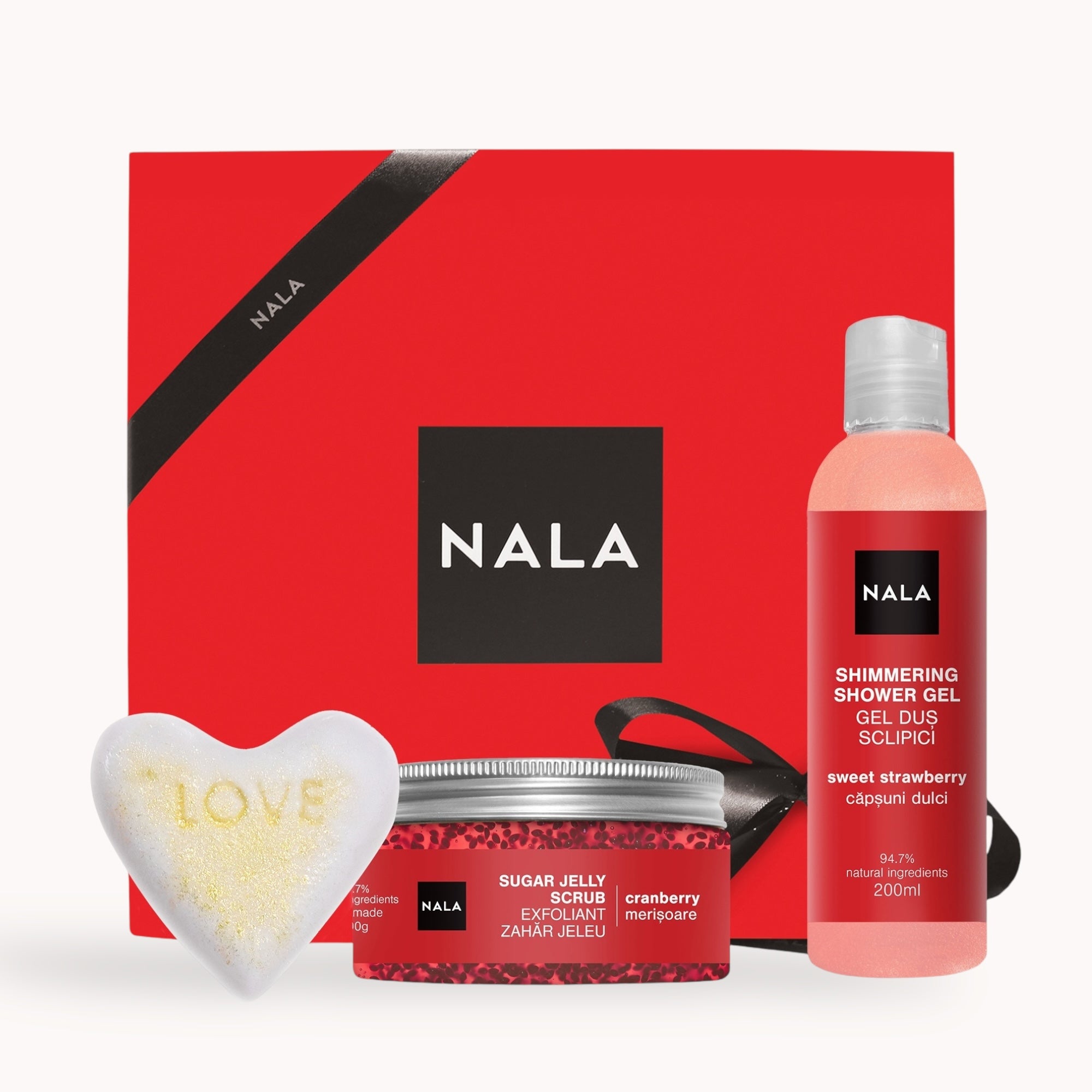 Set CADOU - Relaxare și Iubire - Merișoare LOVE