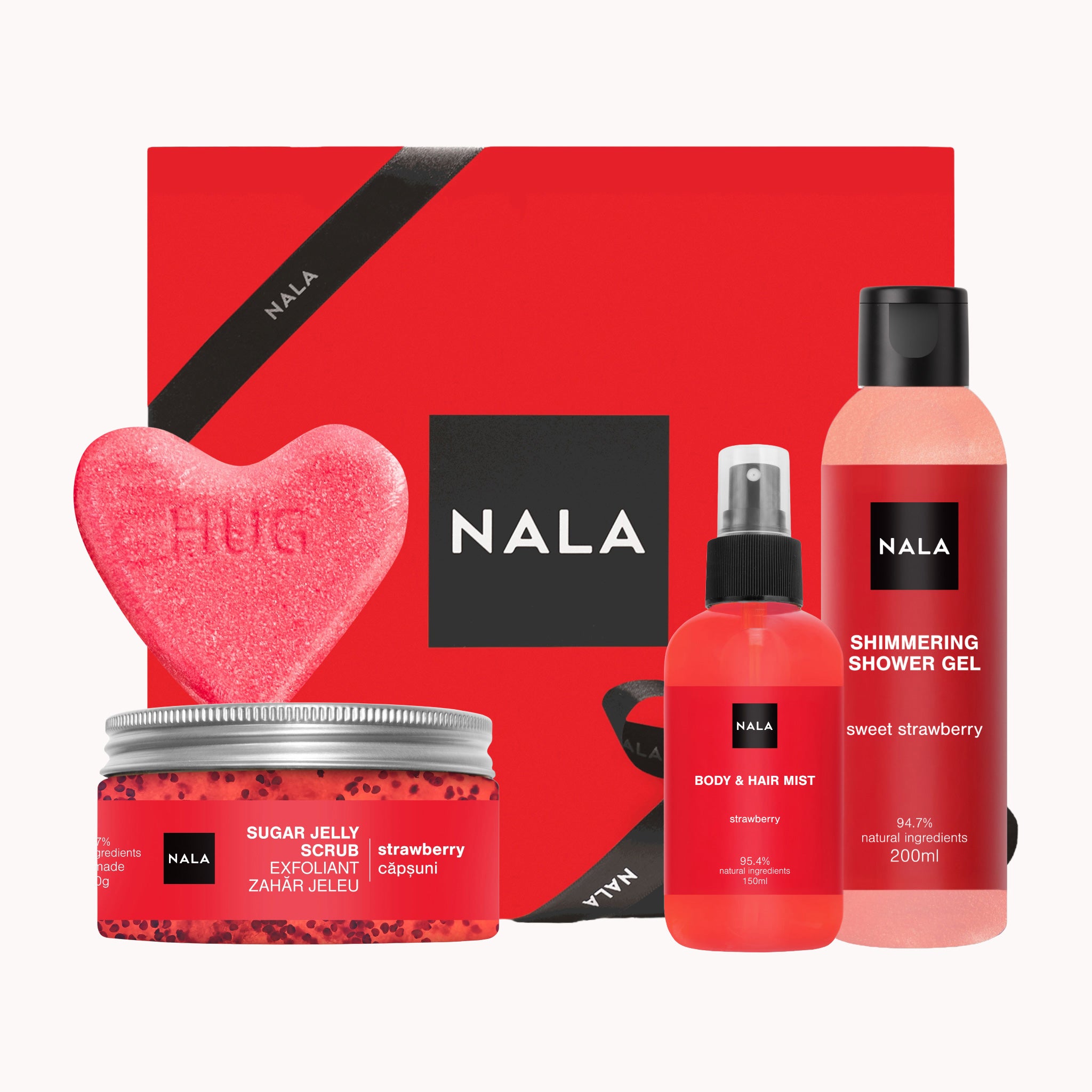 Set CADOU Iubire - Căpșuni - HUG