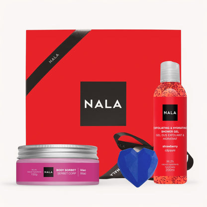 Set CADOU Hidratare și Iubire - Căpșuni &amp; Liliac