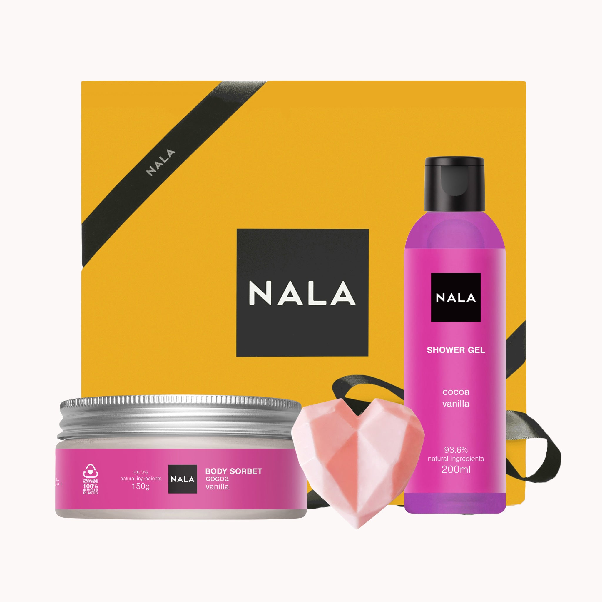 Set CADOU Răsfăț - Cacao &amp; Vanilie (Șerbet)