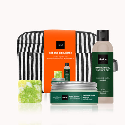 Set Răsfăț și Hidratare - Ulei de Cânepă