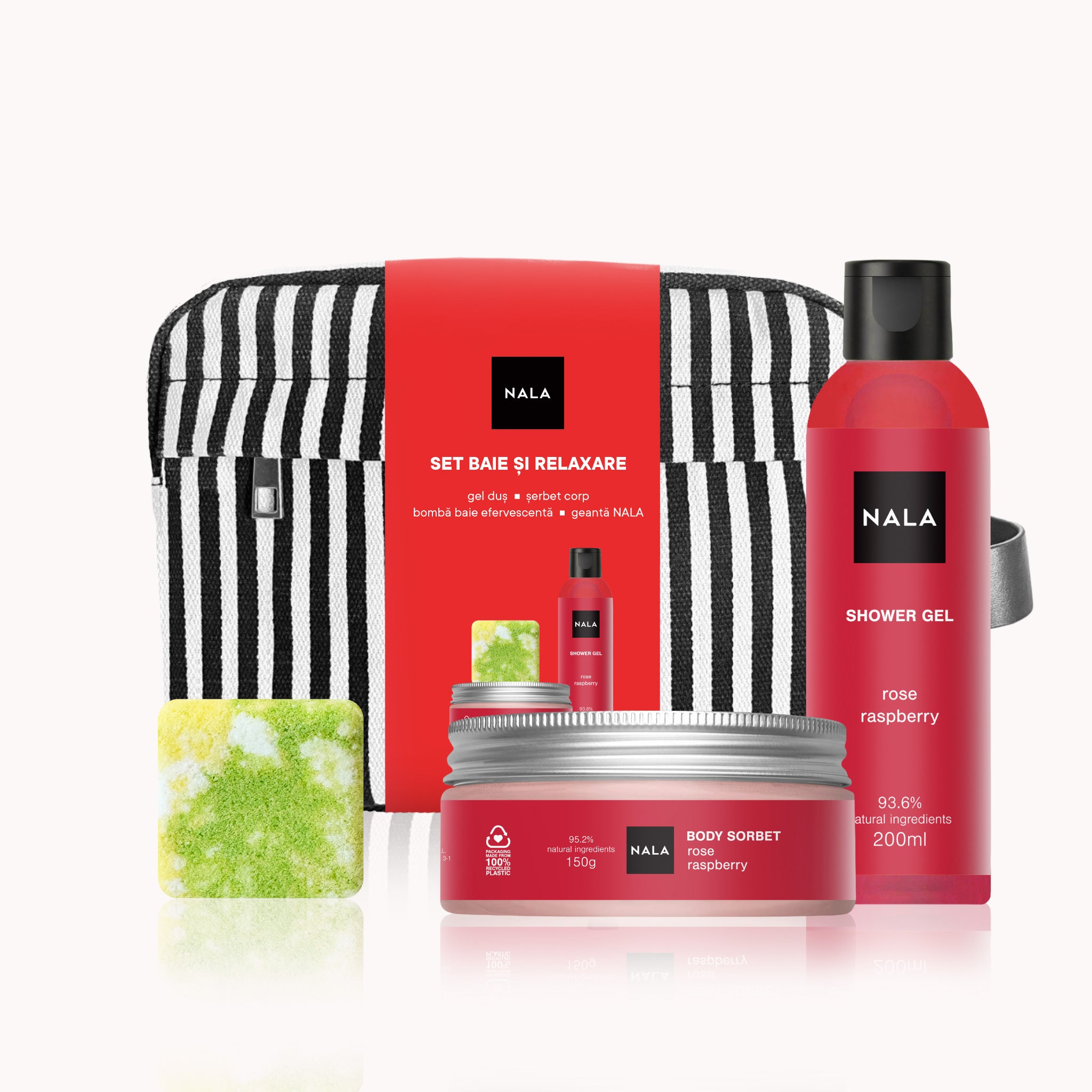 Set Răsfăț și Hidratare - Trandafir &amp; Zmeură