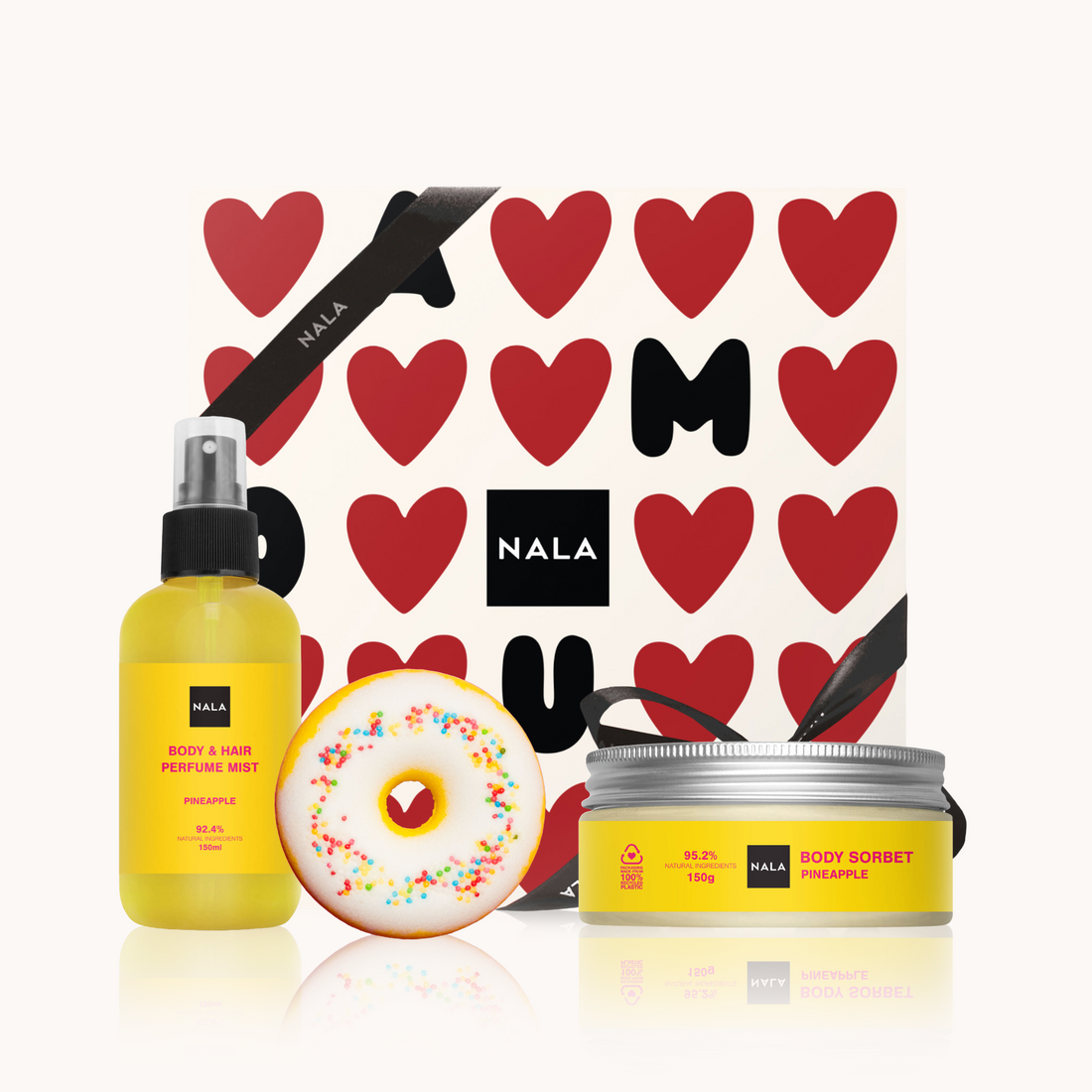 Set CADOU Hidratare &amp; Baie Relaxantă - Ananas