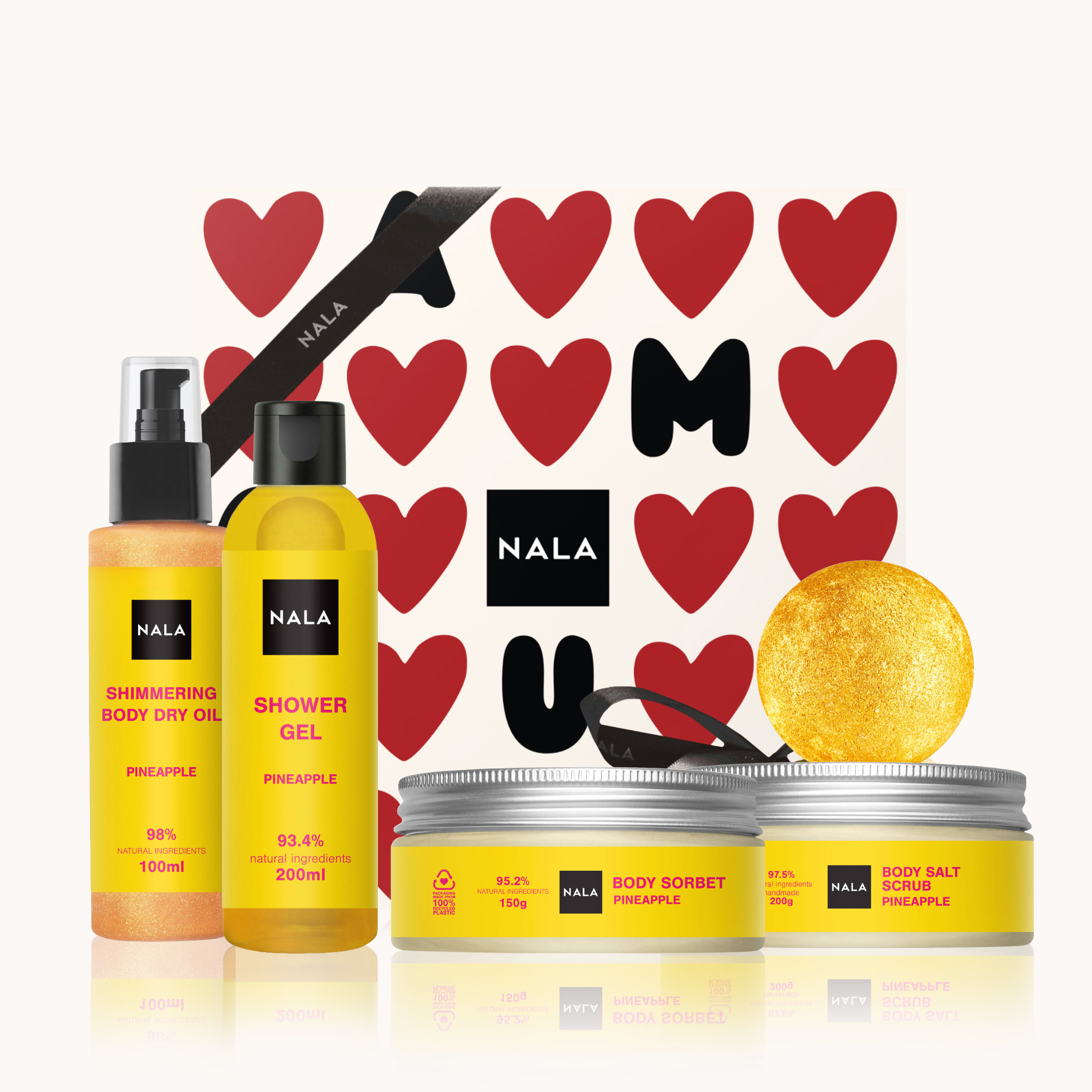 Set CADOU Deluxe Baie &amp; Îngrijire - Ananas
