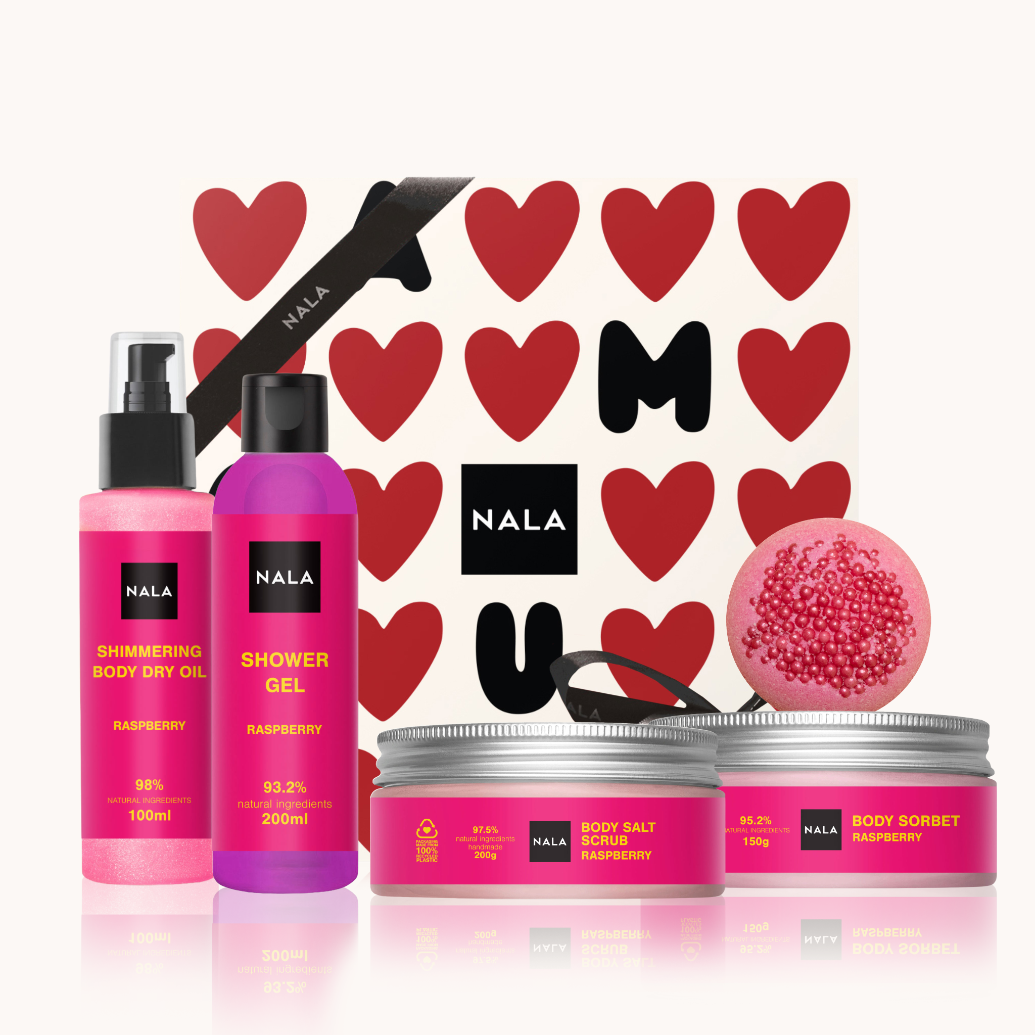 Set CADOU Deluxe Baie &amp; Îngrijire - Zmeură
