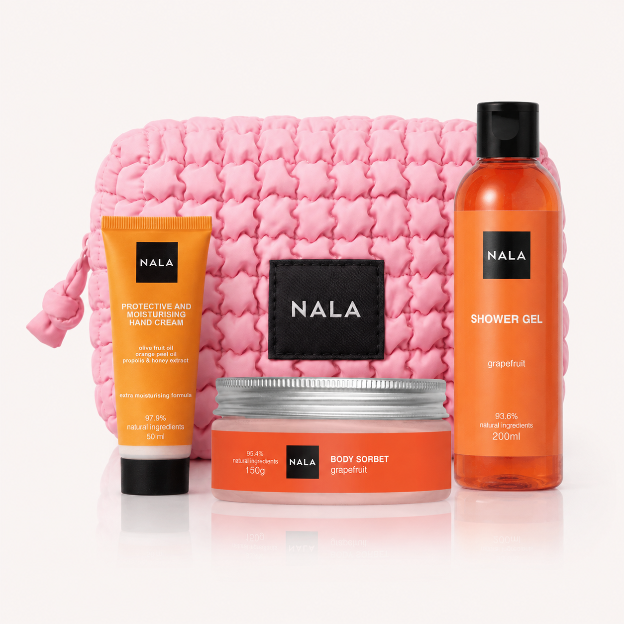 Set Baie și Îngrijire Puffy - Grapefruit