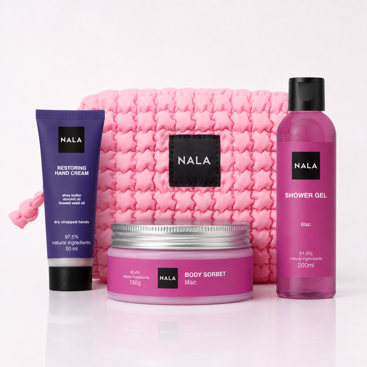Set Baie și Îngrijire Puffy - Liliac