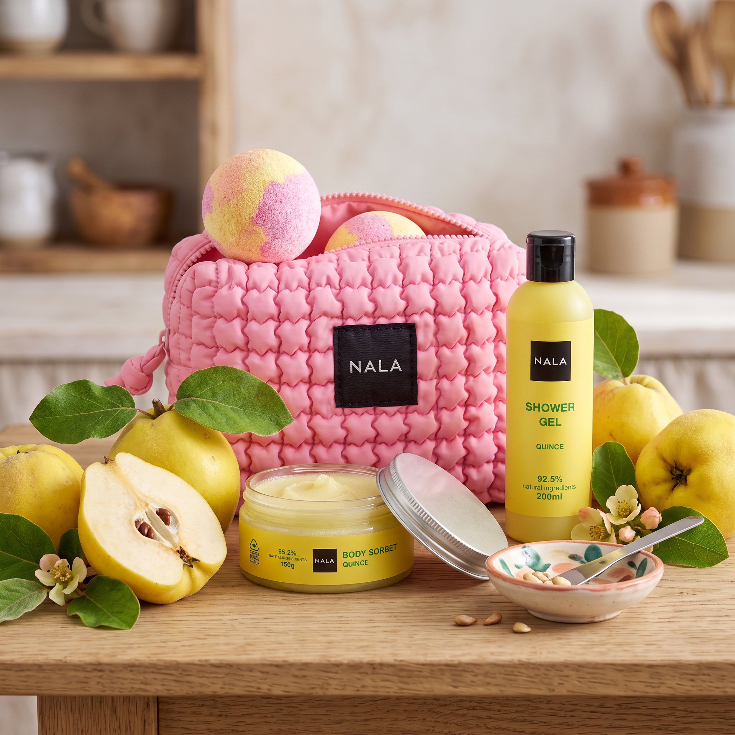 Set Baie și Relaxare Puffy - Gutuie