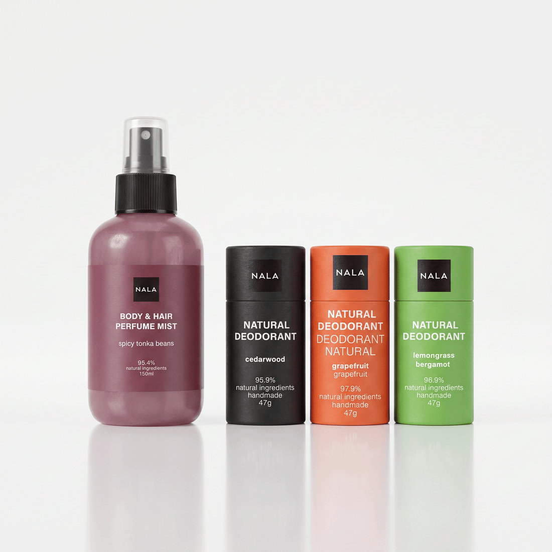 Pachet 3 Deo Stick + Apă Parfumată Spicy Tonka Beans GRATIS - Cedru, Grapefruit &amp; Lămâiță