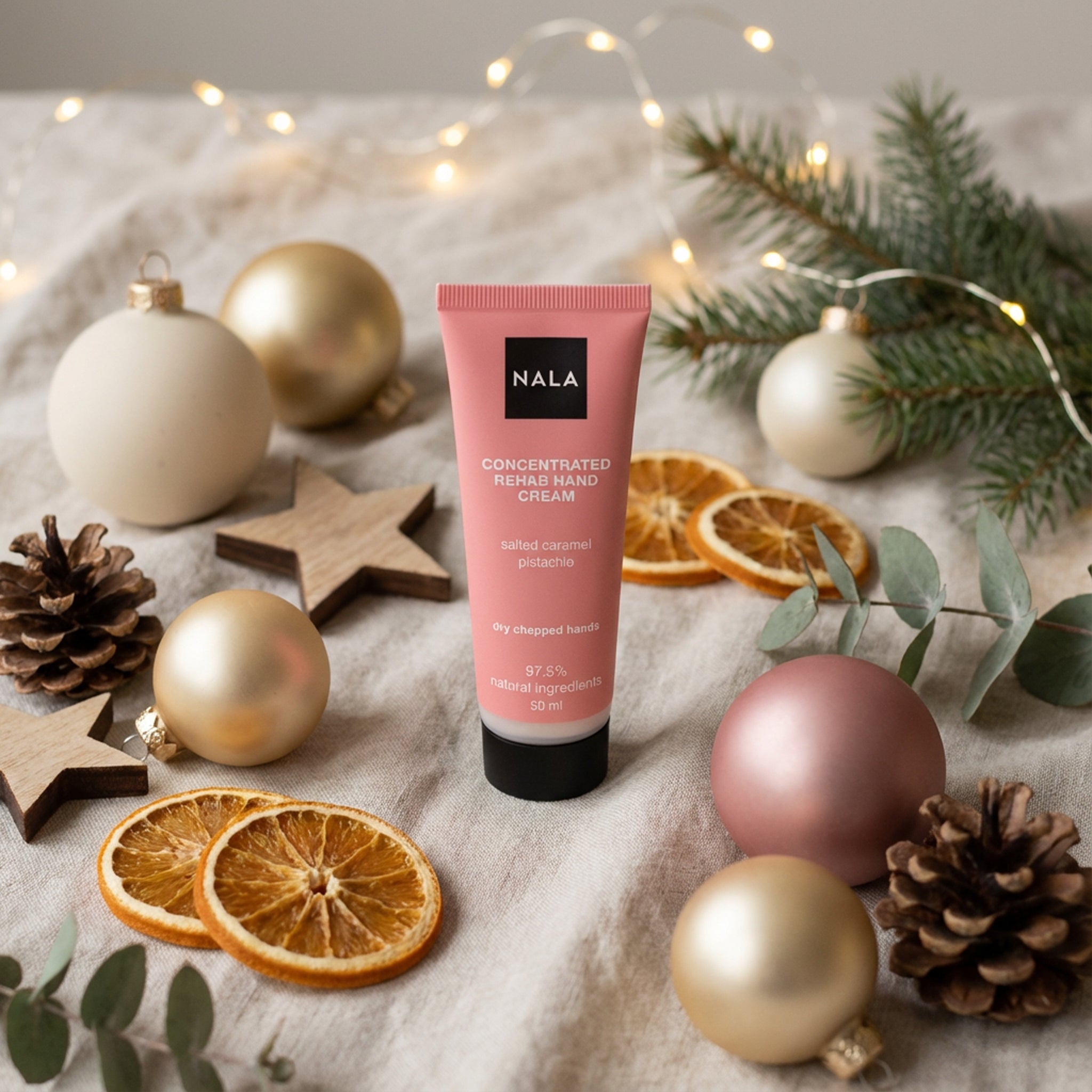 Cremă de Mâini Concentrată Regenerantă - Caramel Sărat &amp; Fistic