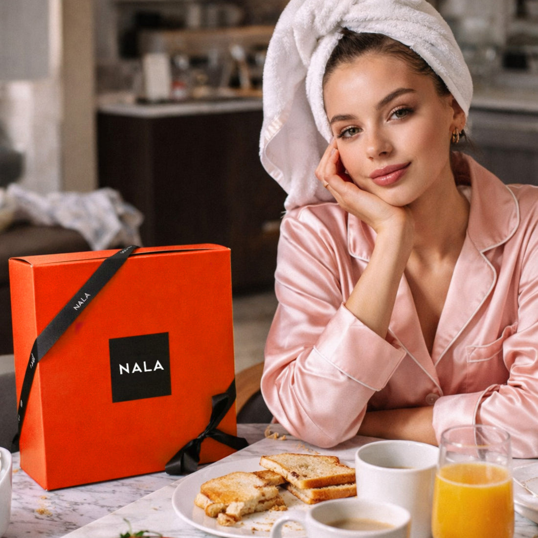 Set CADOU Răsfăț - Portocală &amp; Guava - LOVE