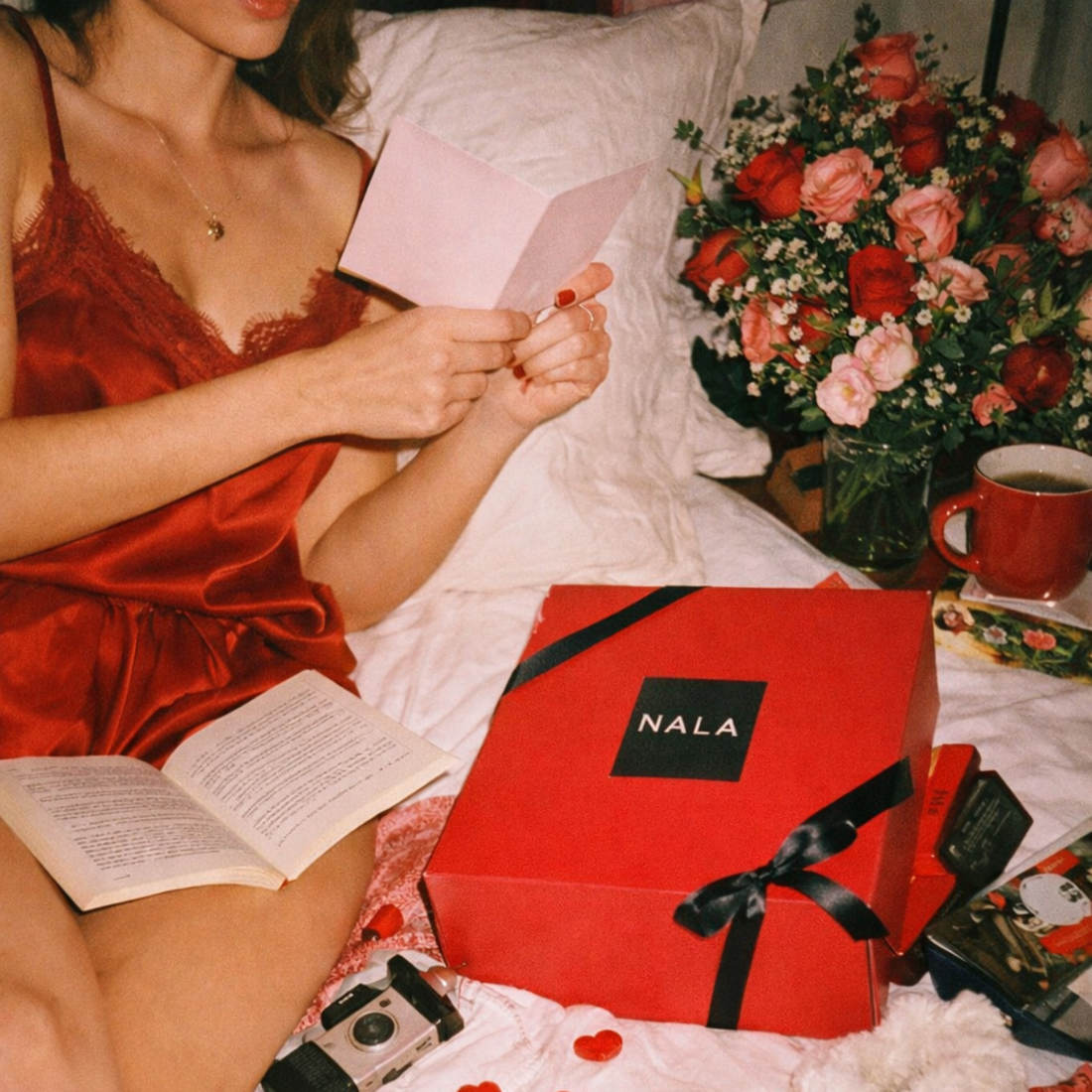 Set CADOU Baie &amp; Hidratare - Trandafir &amp; Zmeură - LOVE