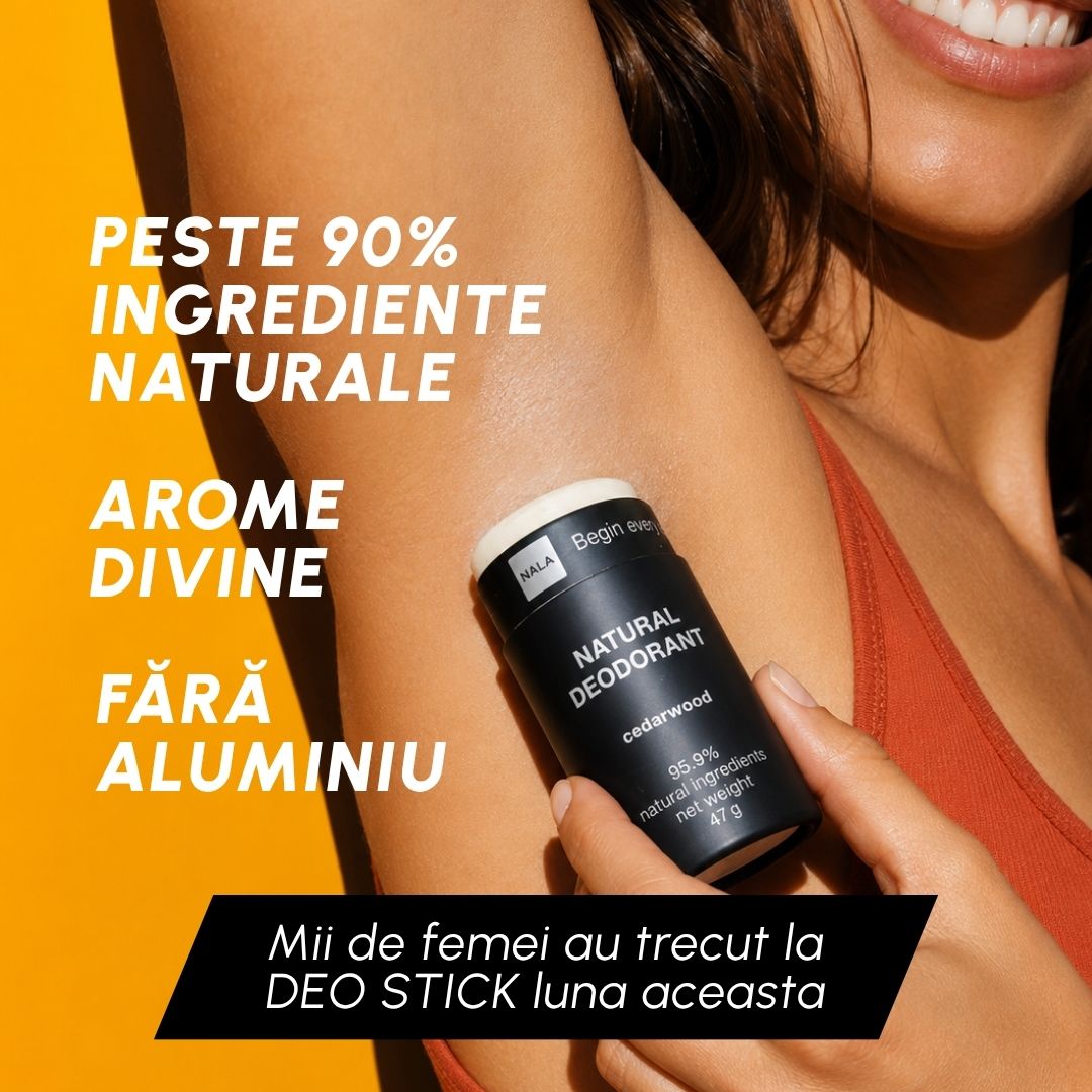 Pachet 3+1 Deodorante Naturale Stick - Fresh &amp; Radiant