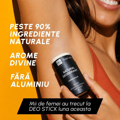 Pachet 3+1 Deodorante Naturale Stick - Fresh &amp; Radiant