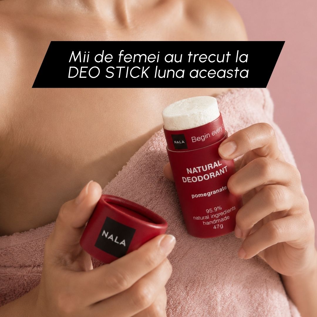 Pachet 3+1 Deodorante Naturale Stick - Fresh &amp; Radiant