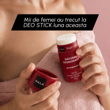 Pachet 3+1 Deodorante Naturale Stick - Fresh &amp; Radiant