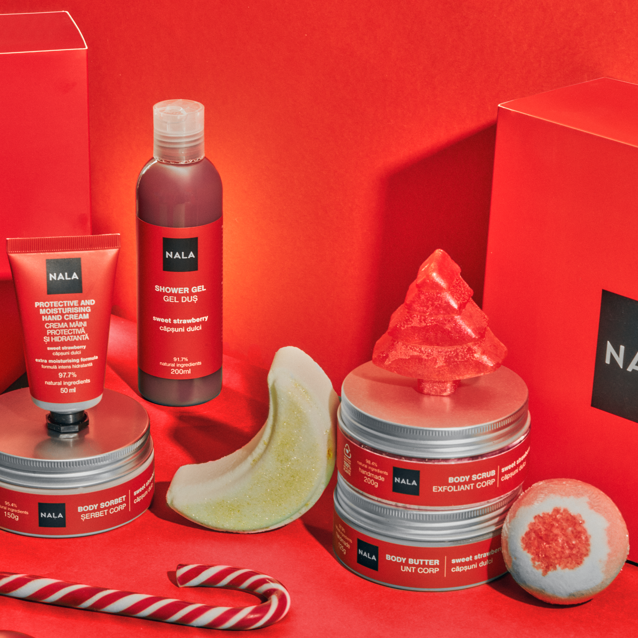 Săpun Natural Brăduț cu sclipici - Ciocolată Albă