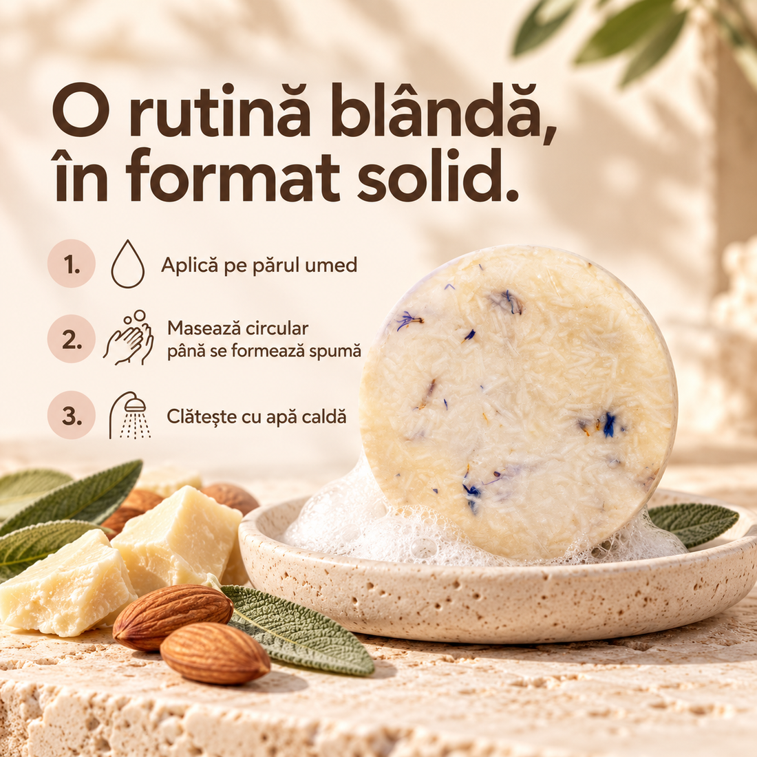 Șampon solid Scalp Sensibil - Căpșuni