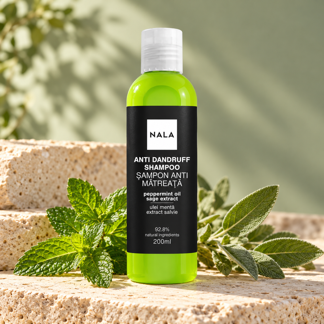 Șampon Anti Mătreață - Ulei Mentă &amp; Extract Salvie