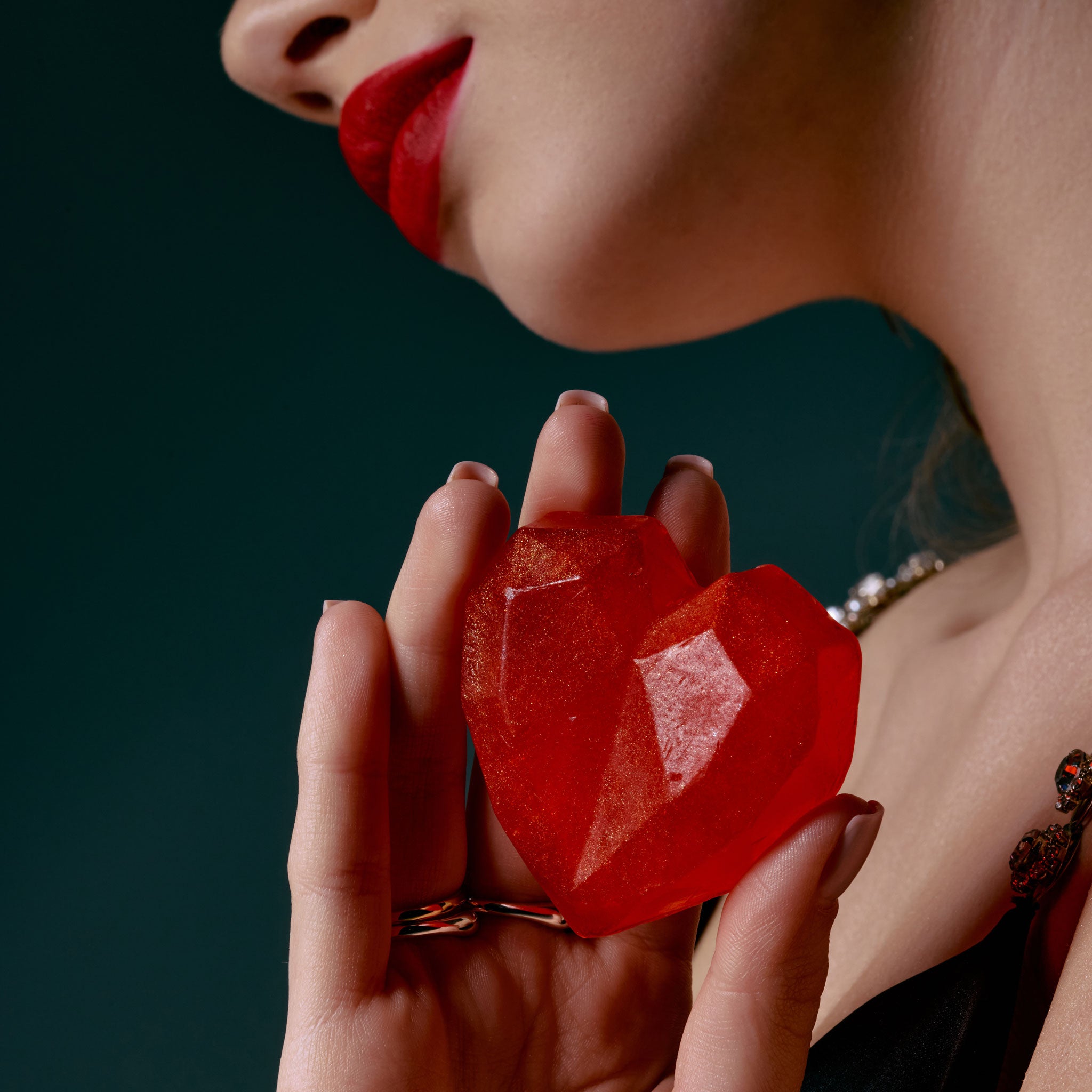 Săpun natural inimă - Trandafiri &amp; Vanilie