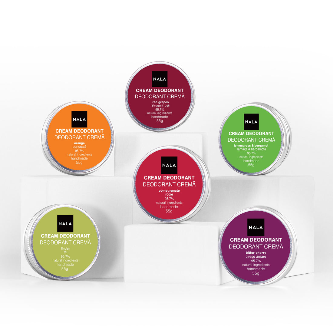 Pachet 6 x Deodorante Naturale – Fresh &amp; Citrus