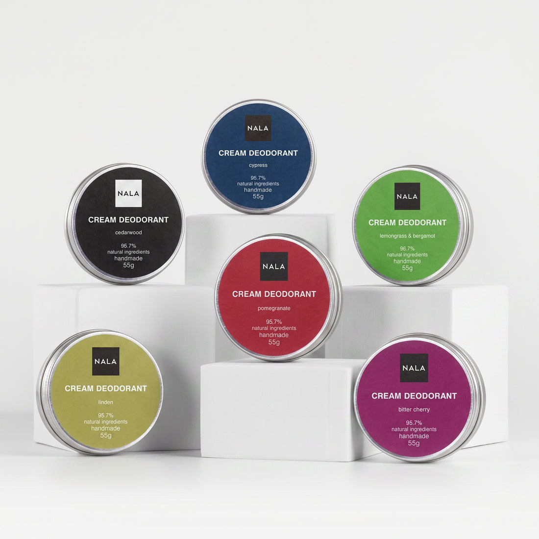 Pachet 6 x Deodorante Naturale - Lemnos &amp; Intens
