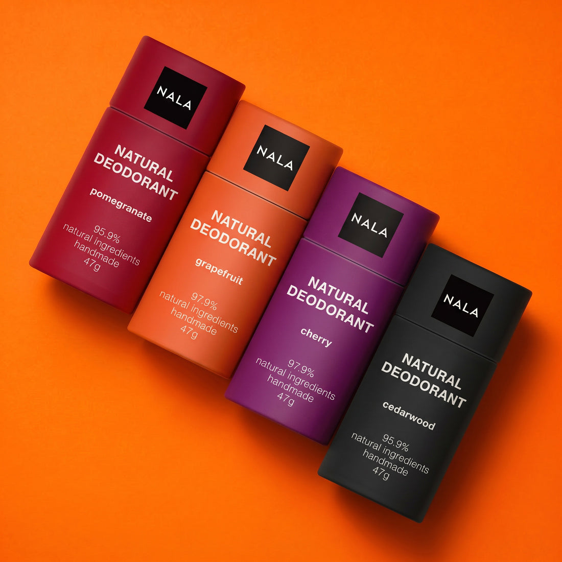 Pachet 3+1 Deodorante Naturale Stick - Bold &amp; Citrus