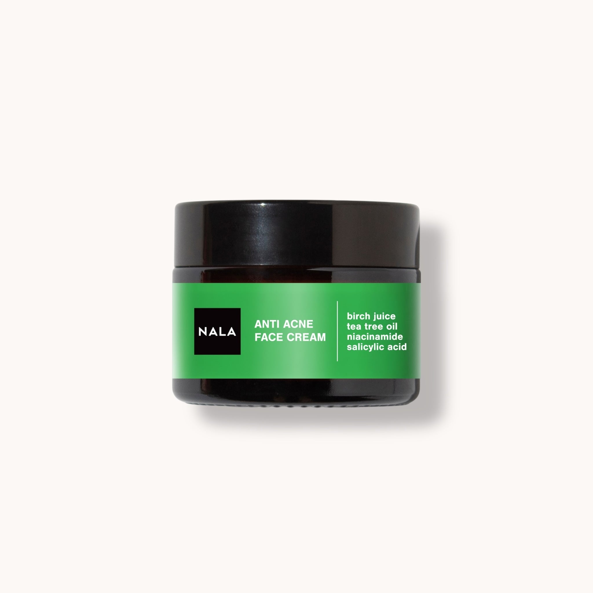 Cremă de față Anti Acneică - Niacinamide, Acid Salicilic, Suc de Mesteacăn și Ulei Arbore de Ceai