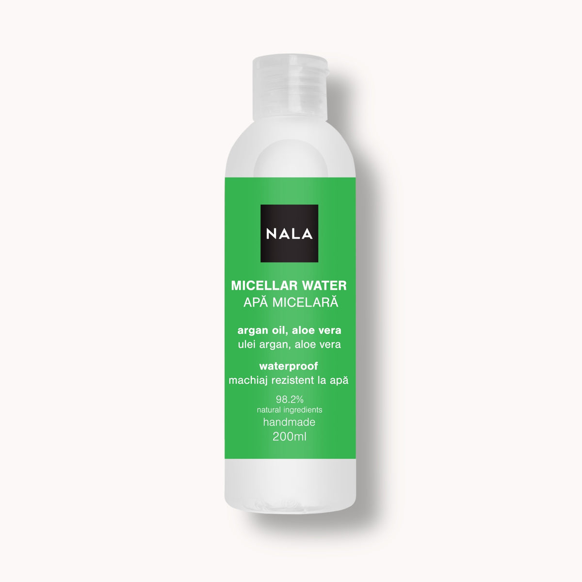 Apă Micelară machiaj rezistent la apă - Ulei de argan & Aloe Vera