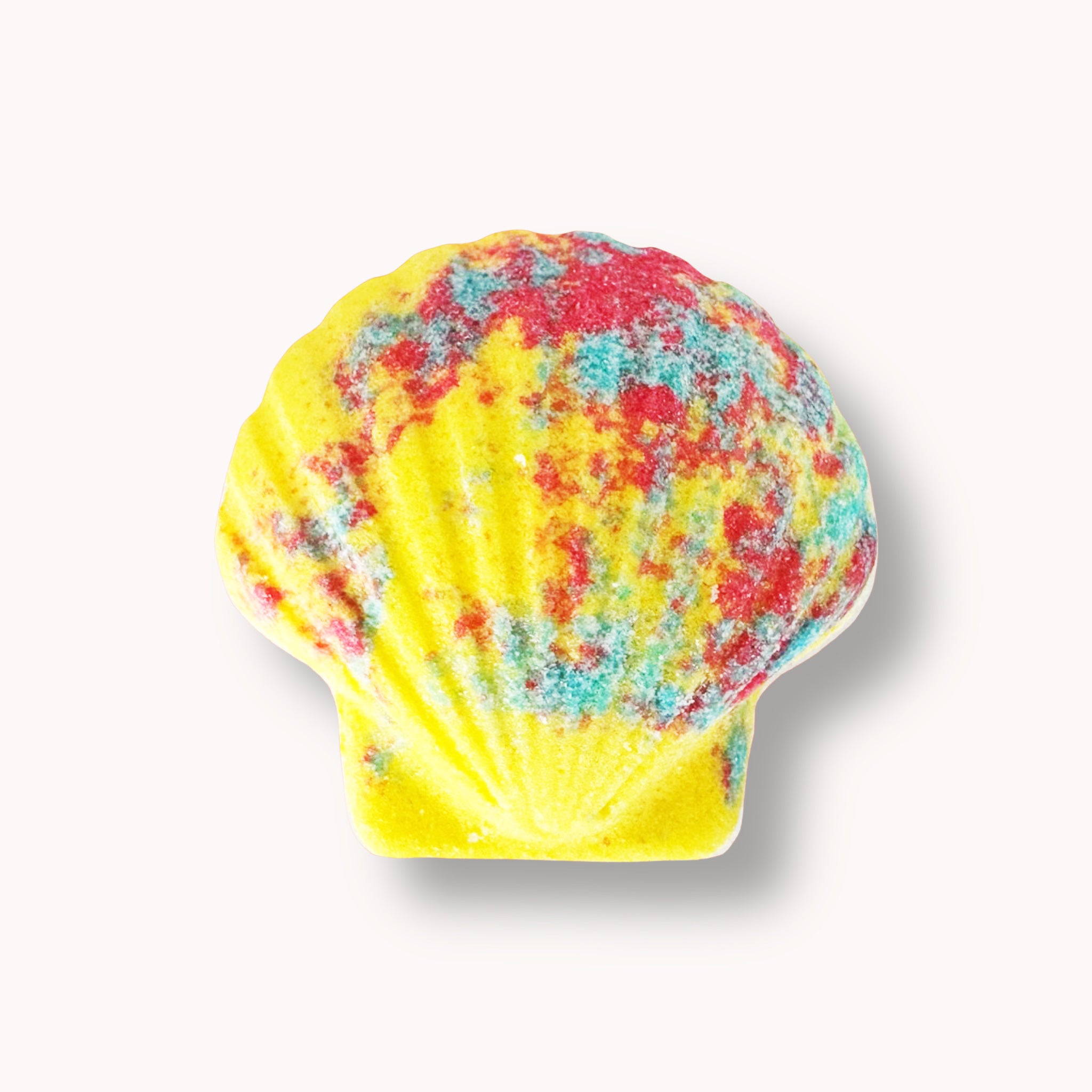 Bombă Baie Efervescentă Scoică - Ananas &amp; Lemn Santal