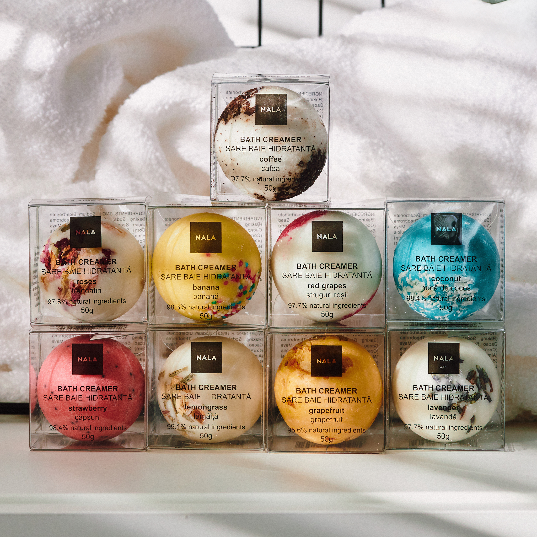 Bombă Baie Hidratantă - Nucă de Cocos