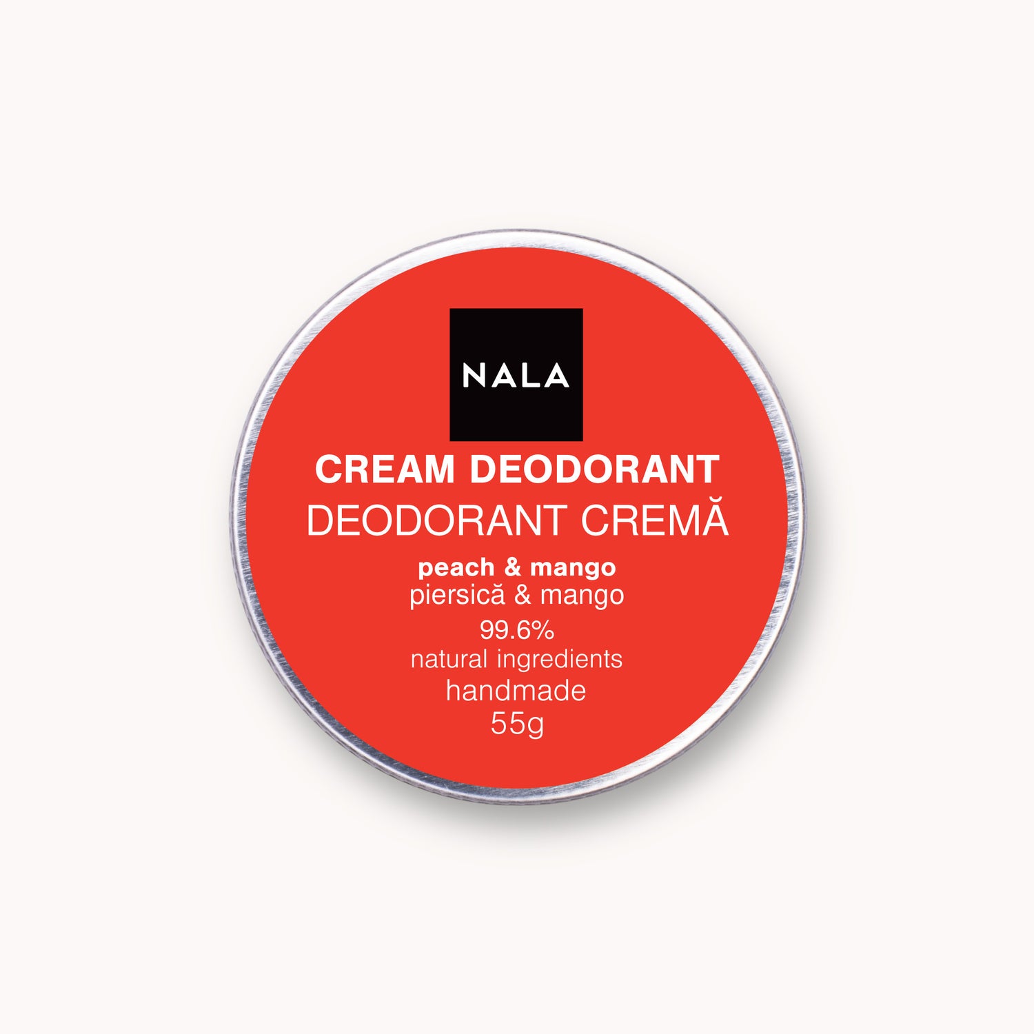 Deodrant Cremă - Piersică &amp; Mango