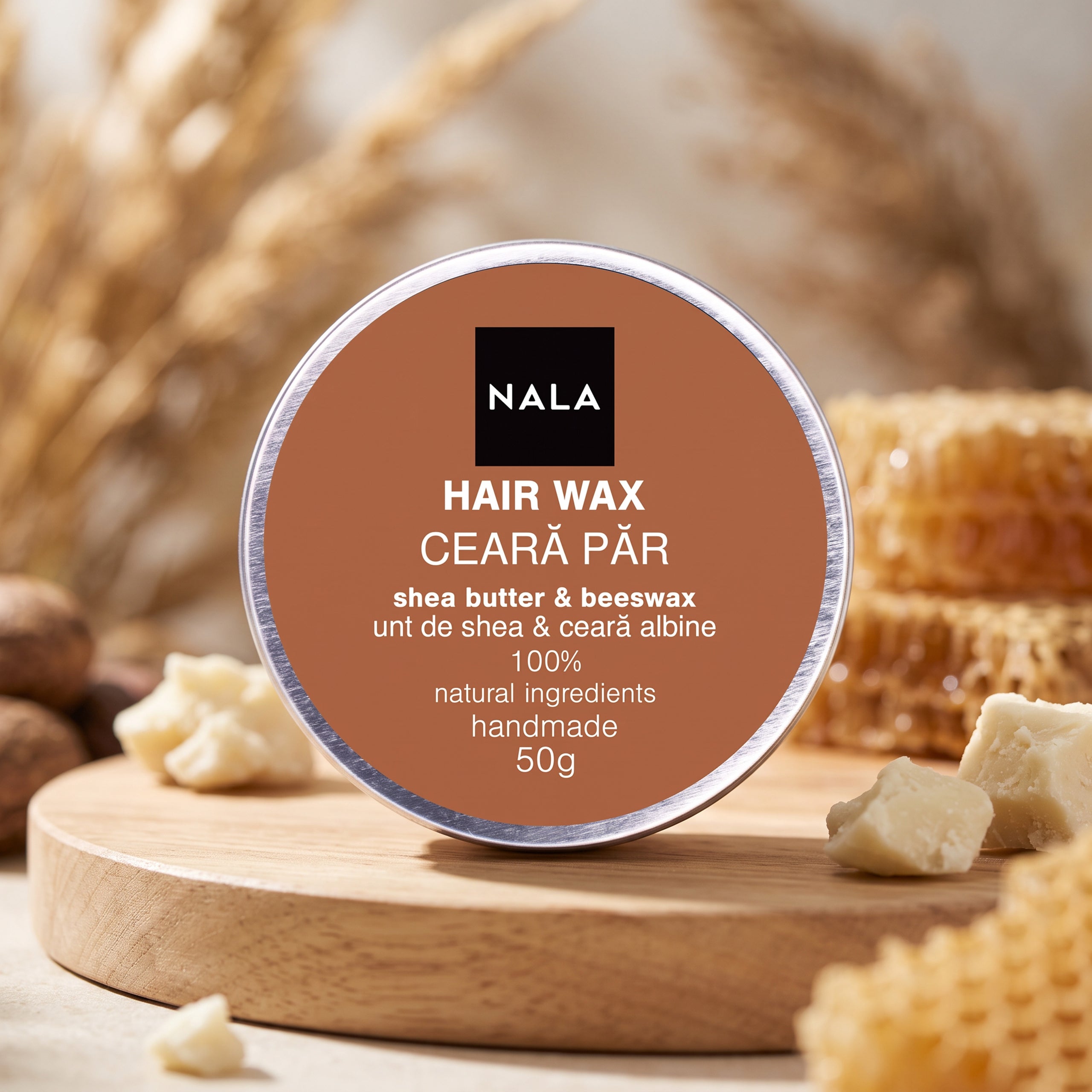 Ceară de Păr - Unt de Shea &amp; Ceară de Albine