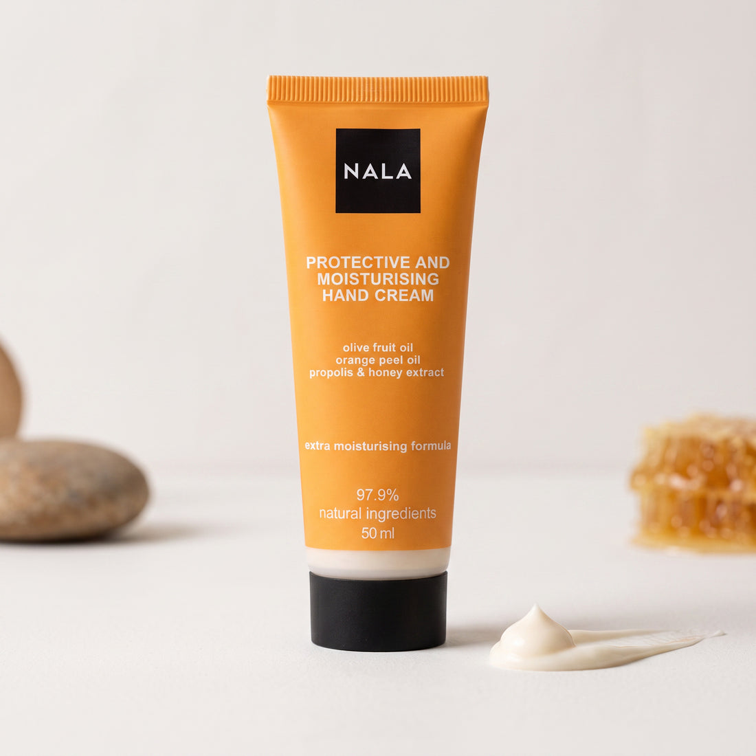 Cremă de Mâini Protectivă și Hidratantă - Ulei Măsline, Propolis, Miere, Portocale