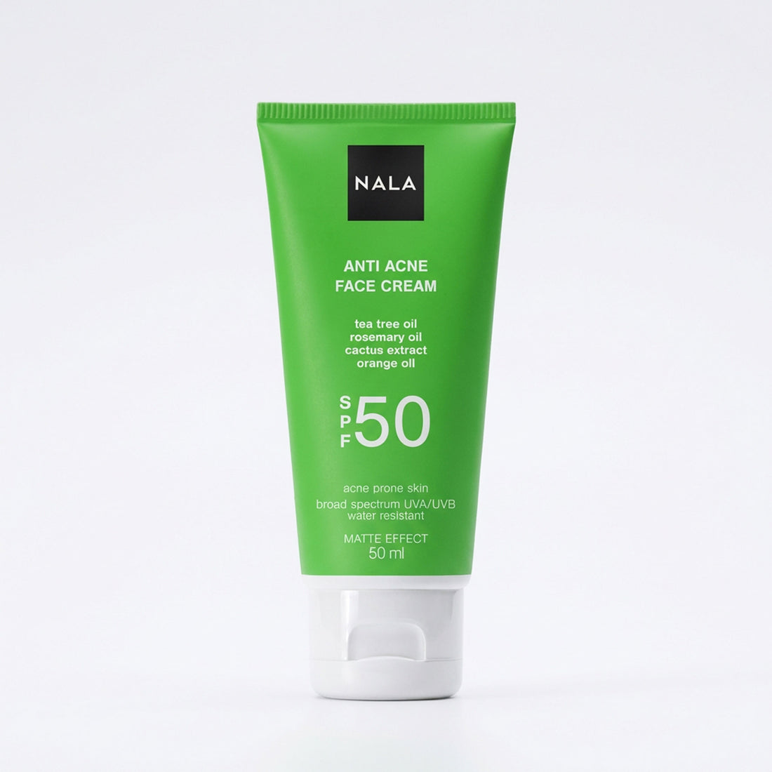 Cremă de față Antiacneică SPF 50 - Ten Acneic - Arbore Ceai &amp; Rozmarin