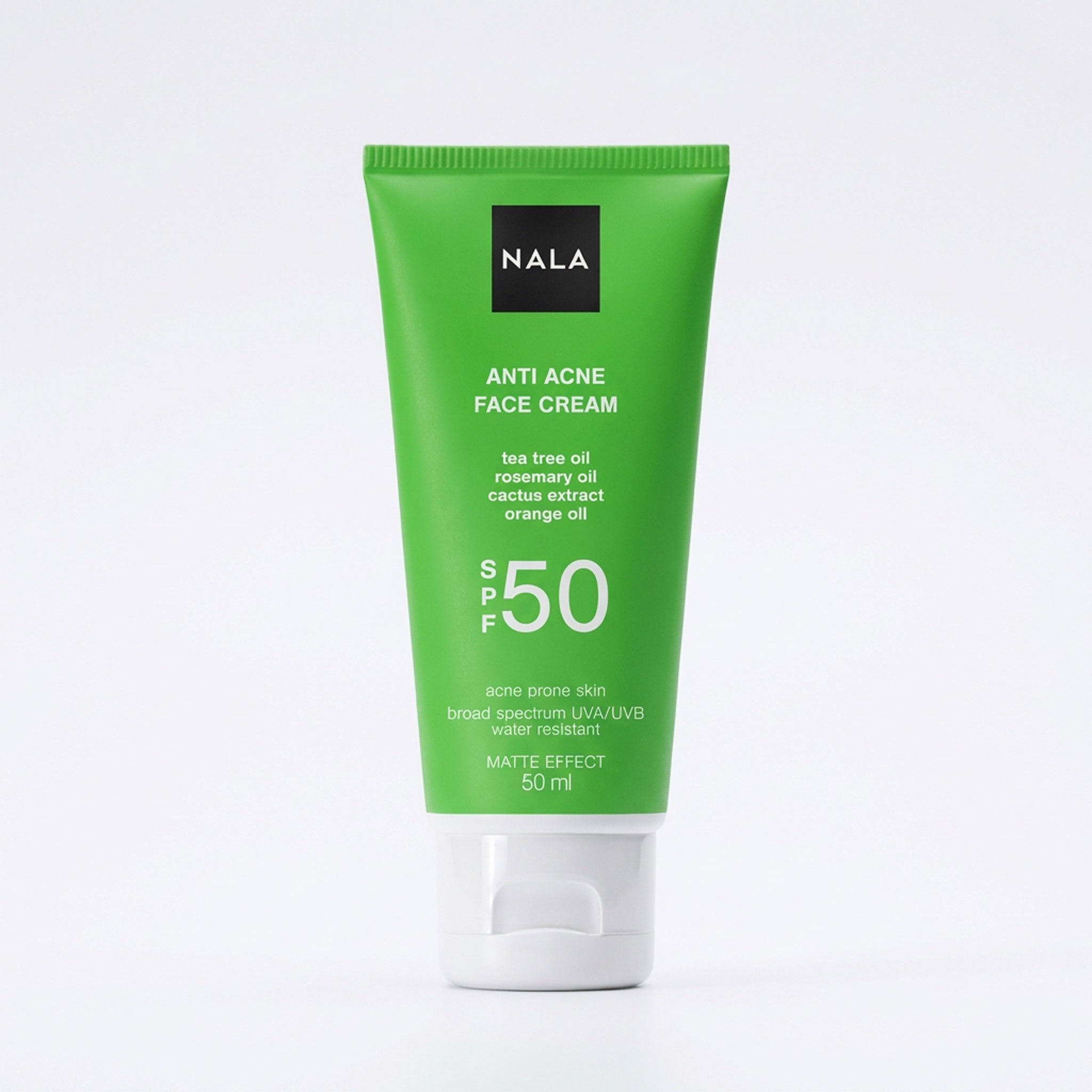 Cremă de față Antiacneică SPF 50 - Ten Acneic - Arbore Ceai &amp; Rozmarin