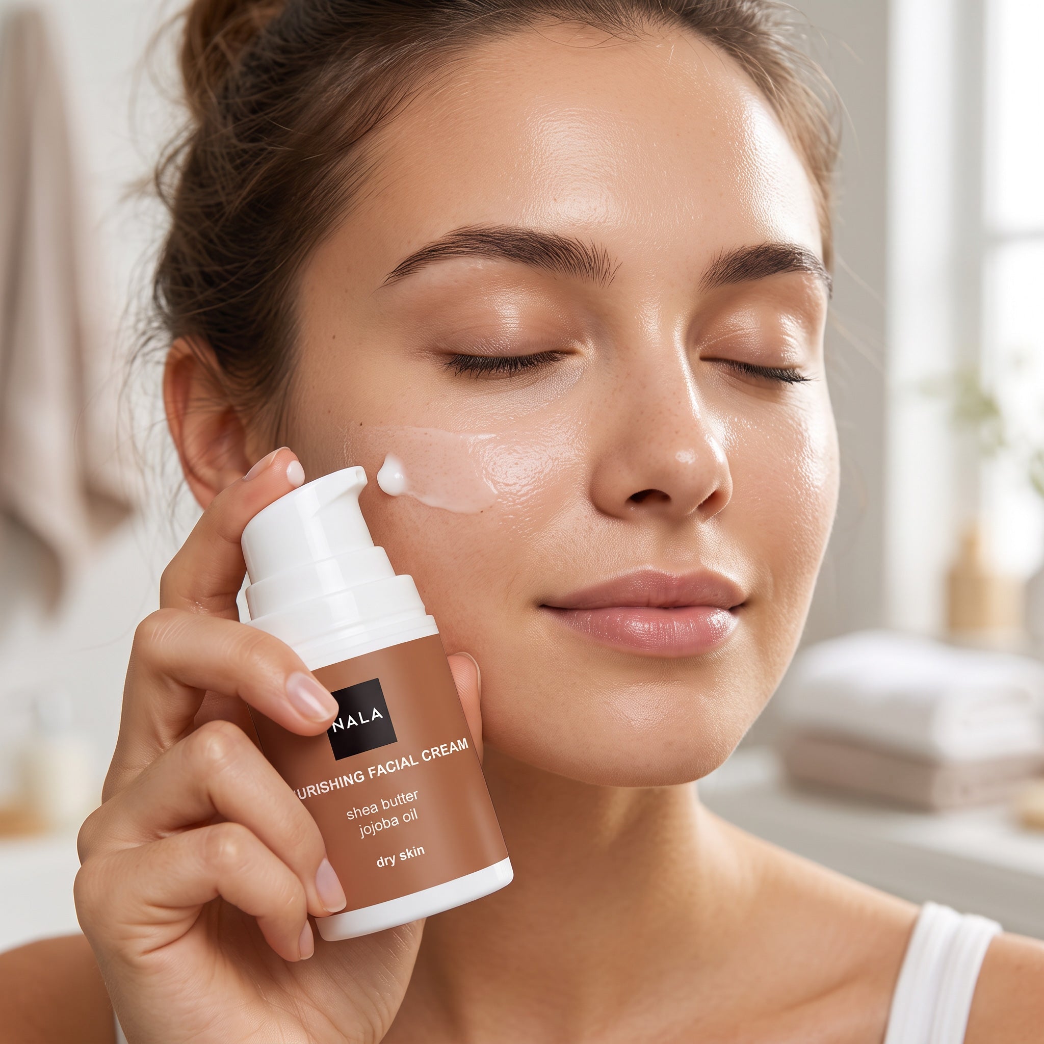 Cremă de față Nutritivă - Ten Uscat - Shea &amp; Jojoba