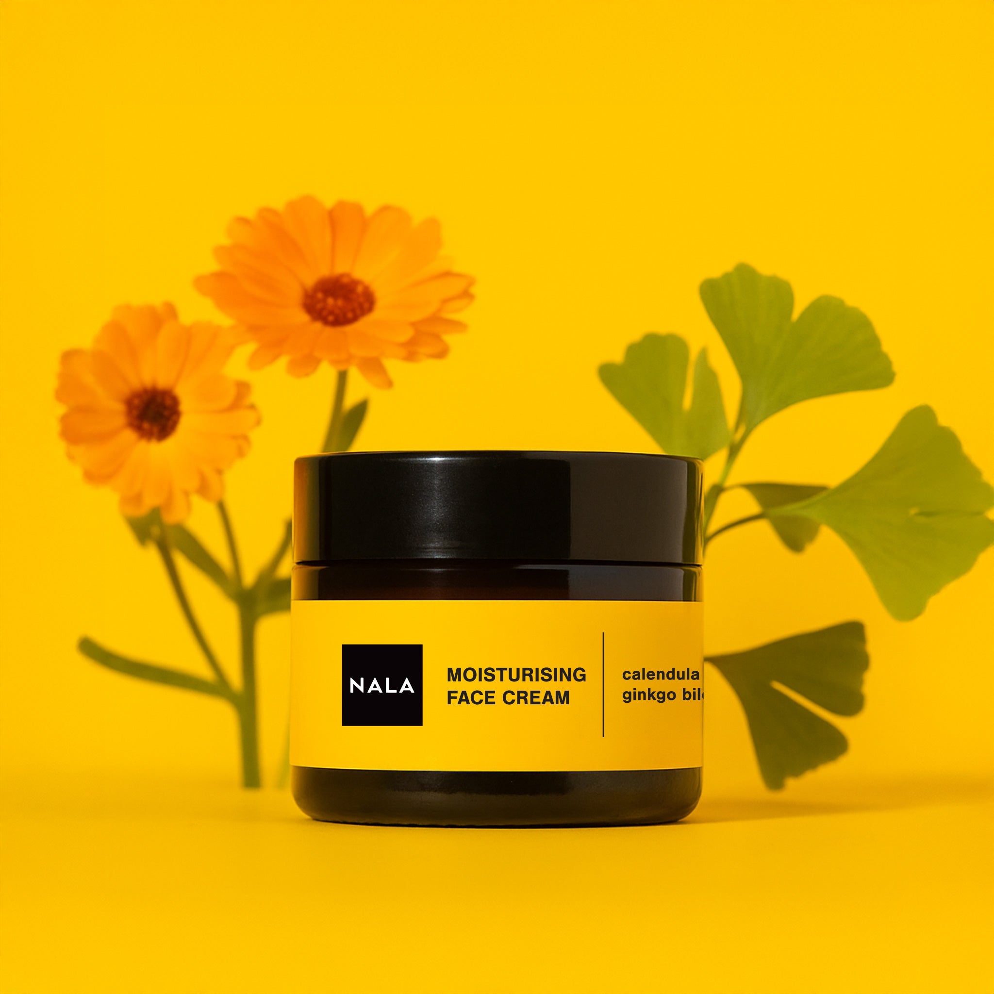 Cremă de față Hidratantă - Ten Normal - Extract Gălbenele, Ginkgo Biloba si Ulei Sâmburi de Struguri