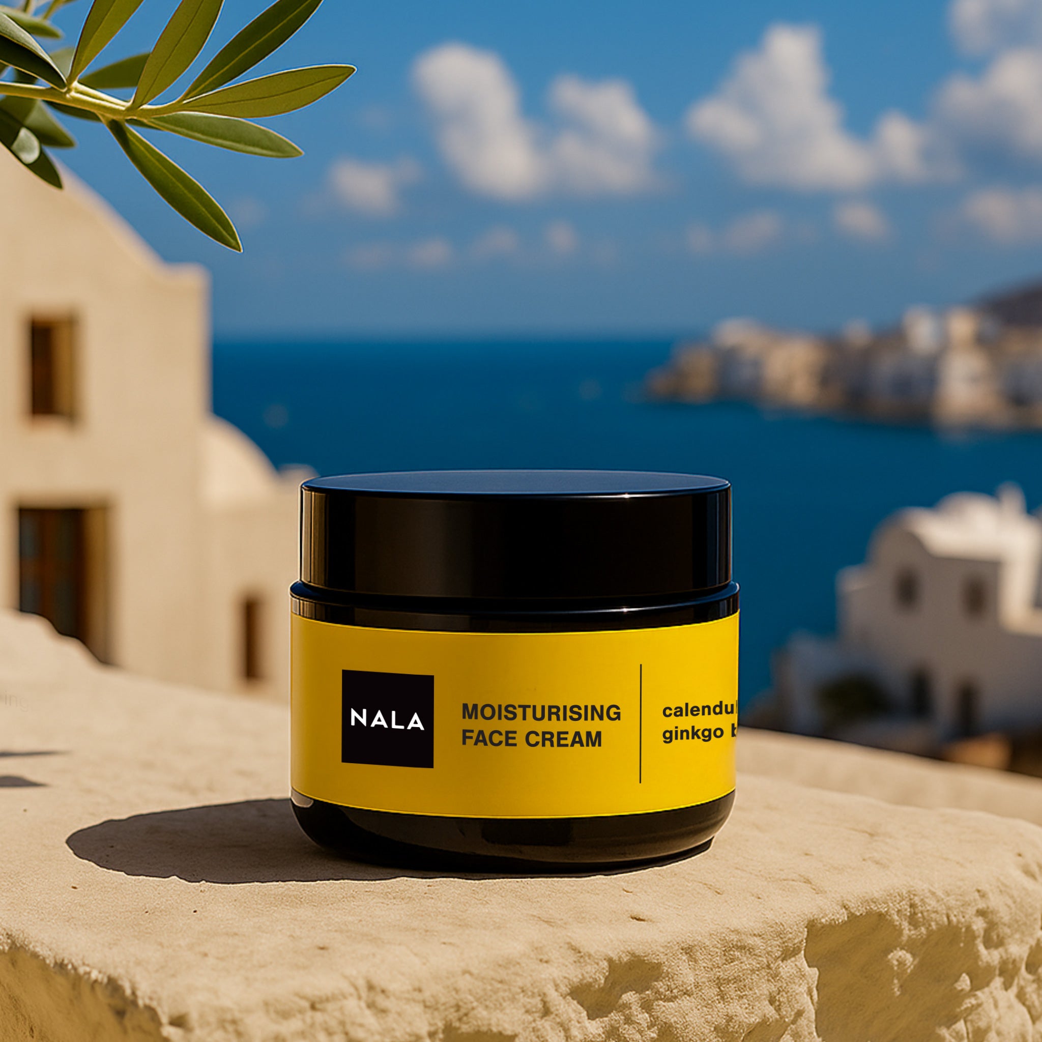 Cremă de față Hidratantă - Ten Normal - Extract Gălbenele, Ginkgo Biloba si Ulei Sâmburi de Struguri