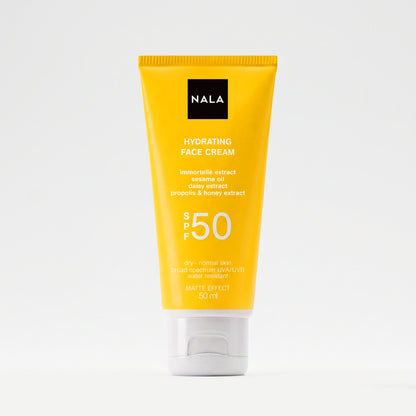 Cremă de față Hidratantă SPF 50 - Ten Normal - Imortele &amp; Margarete
