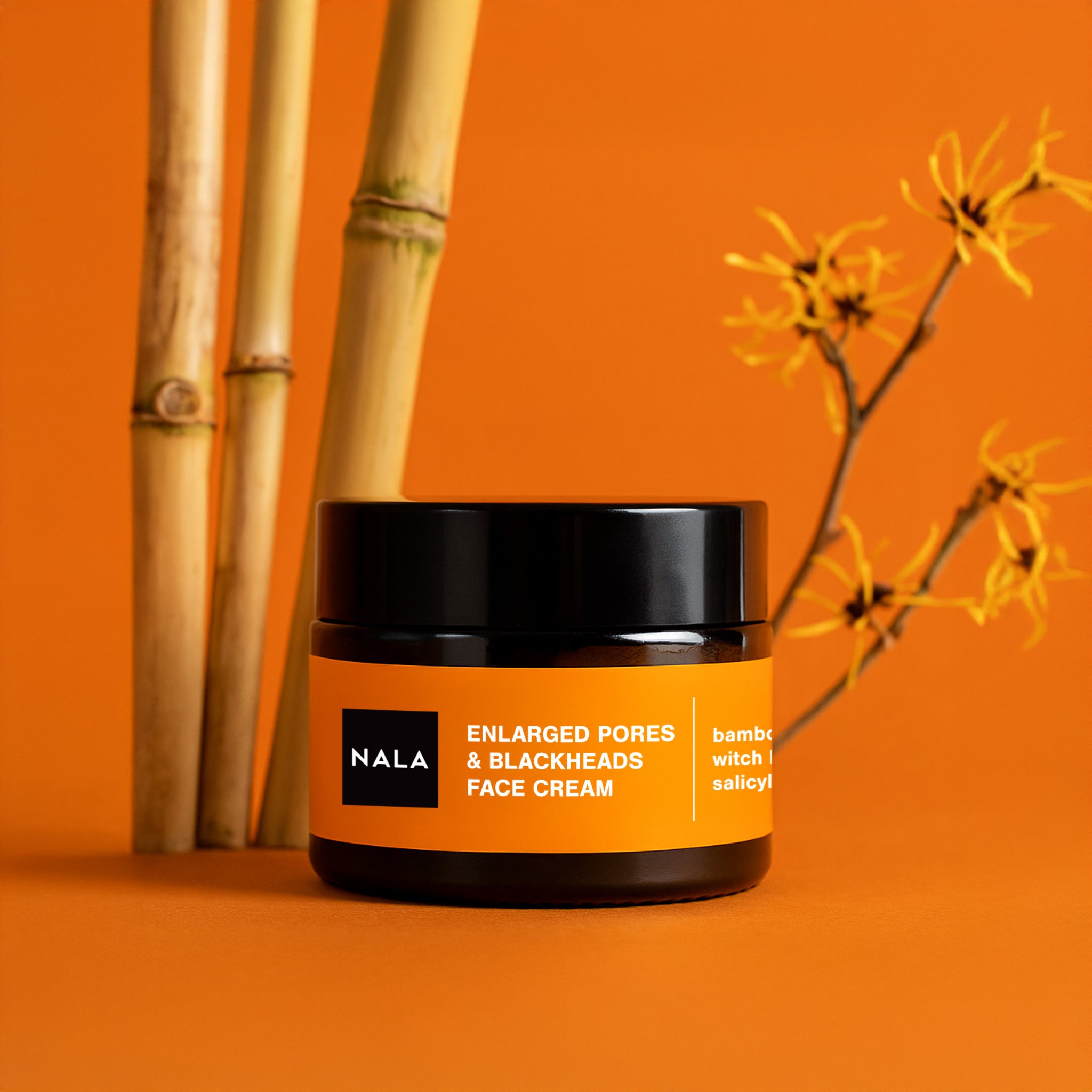 Cremă de față Pori Dilatați &amp; Puncte Negre - Ten Mixt - Cărbune, Bambus, Acid Salicilic și Extract Hamamelis