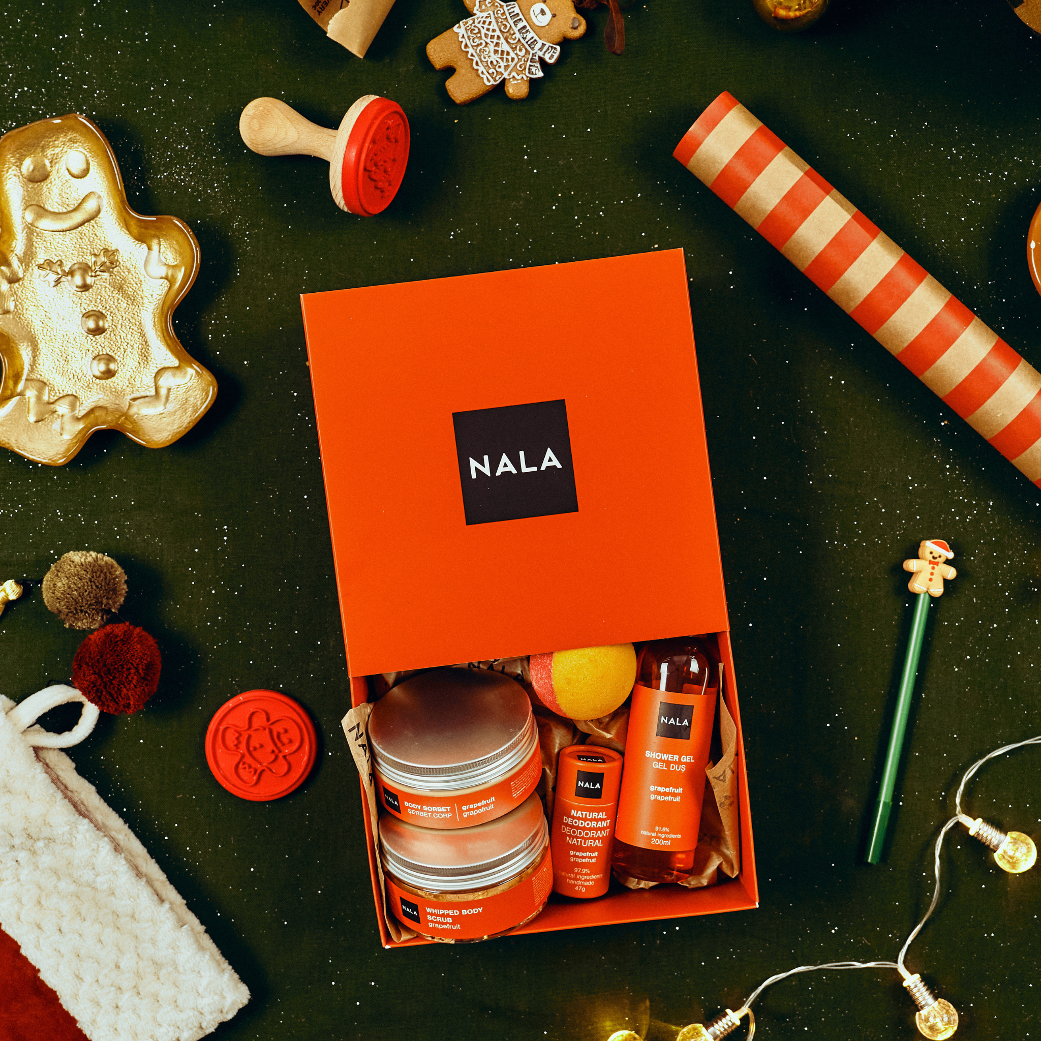 Set CADOU Hidratare și Exfoliere Intensă - Portocală &amp; Guava