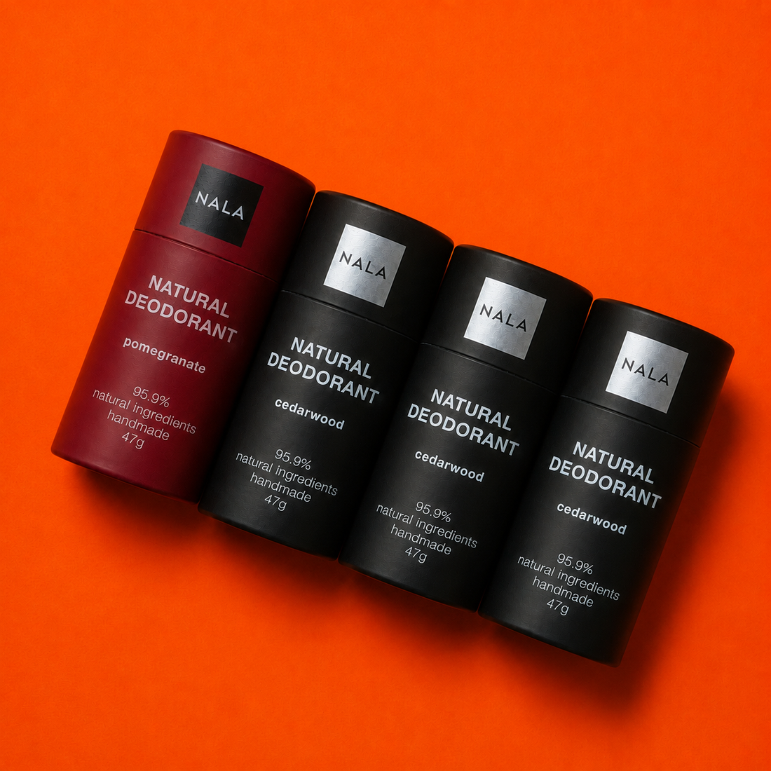 Pachet 3+1 Deodorante Naturale Stick - Fresh &amp; Earthy