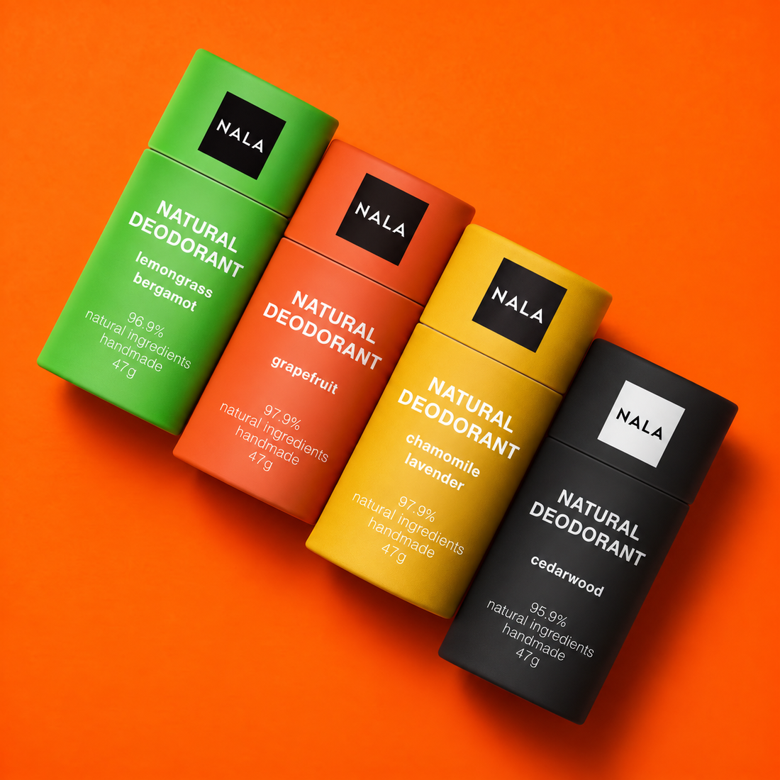 Pachet 3+1 Deodorante Naturale Stick - Fresh &amp; Earthy