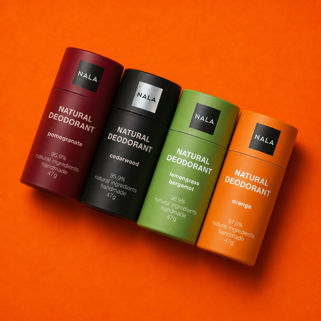 Pachet 3+1 Deodorante Naturale Stick - Bold &amp; Citrus